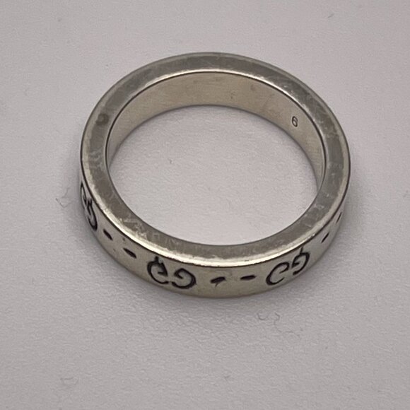 Gucci Sterling Silver Ghost Motif Ring, Size 4.5 - Preowned - Picture 6 of 9